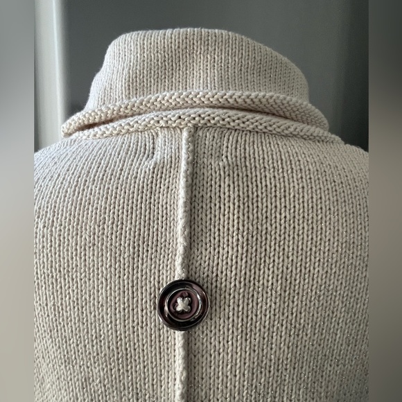 PURE Handknit Canada sweater cream size xs/s - Picture 4 of 6